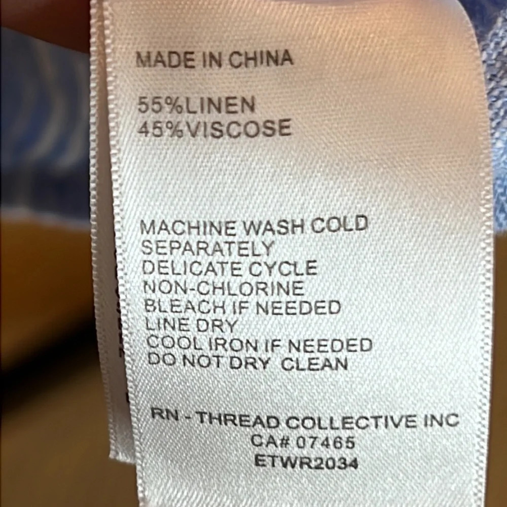 NWT Ellen Tracy Linen blend Top XL - Picture 10 of 13